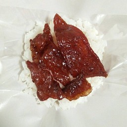 ข้าวสวยหน้าหมูหวาน