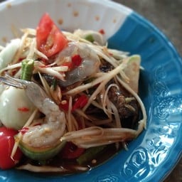 ปูปลาร้าใส่กุ้งสด