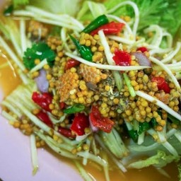 ยำไข่แมงดา