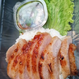 ข้าวคอหมูย่าง