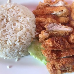 ข้าวมันไก่ทอด ธรรมดา