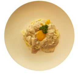 สปาเกตตี้คาโบนารา Creamy Spaghetti Carbonara