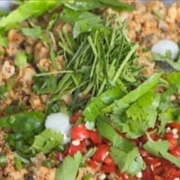 ลาบปลาดุกย่าง