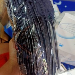 แมสอนามัยหนา3ชั้นสีดำ1กล่อง50ชิ้น