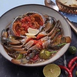 ตำปูไข่ดองปลาร้า กลาง