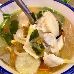 ต้มยำปลากะพง ชาม