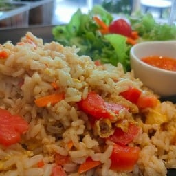 ข้าวกล้องผัดมังสวิรัติ