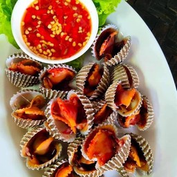 หอยแครงลวก