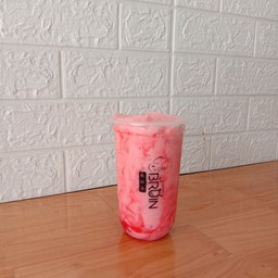 สตอเบอรี่ นมสดปั่น