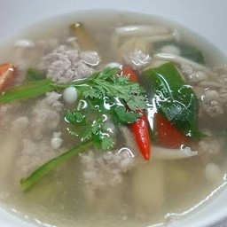 ต้มยำหมูสับ