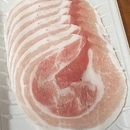 หมูสามชั้นกลม สไลด์บาง 250 กรัม- ชาบู