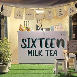 ชานมไข่มุก กาแฟสด : SIXTEEn House  เพชรเกษม 110