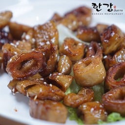 ไส้อ่อนย่างหมักคันจัง Ganjang Gopchang