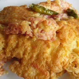 ข้าวไข่เจียวแหนม