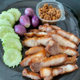 หมูทอดปลาร้า...แล้วแต่