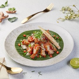 หมูกรอบทอดตะไคร้