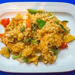 กุ้งผัดผงกระหรี่