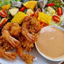 กุ้งชิ้นโต กรอบอร่อยมาก