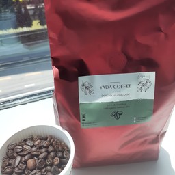 เมล็ดกาแฟออแกนิคคั่วกลาง