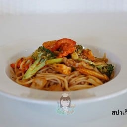 สปาเก็ตตี้หมูสับ