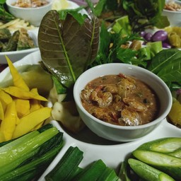 น้ำพริกกุ้งเสียบ