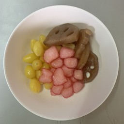 แปะก๊วย-รากบัว-ทับทิมกรอบ