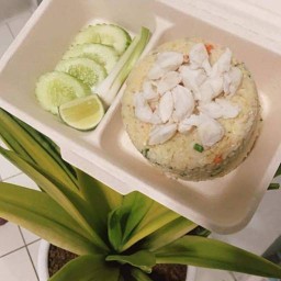 ข้าวผัดปู กระทะเหล็ก 1