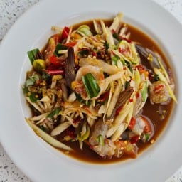 ตำกุ้งสด