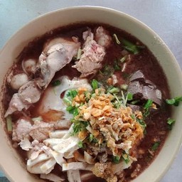 ก๋วยจั๊บโครงไก่+ไข่