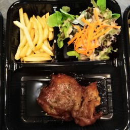 สเต๊กไก่พริกไทดำ