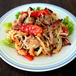 หมูตกครก+ขนมจีน  (ไม่มีแยกเครื่อง)