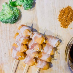 ฮอทดอกพันเบคอน