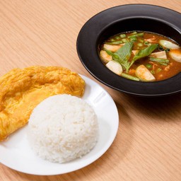 ร้านข้าวสวย อาหารชุด สาขาจตุจักร เจเจ ฟู้ดส์คอร์อท ชั้น 2