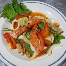 ยำวุ้นเส้นทะเล