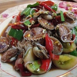 ตำขนมจีนหอยแครง