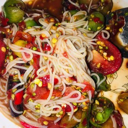 ตำขนมจีน  (ไม่มีแยกเครื่อง)