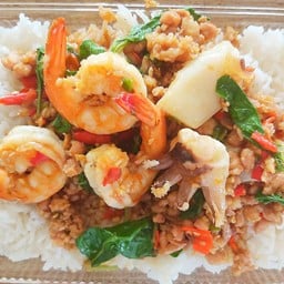 ผัดกะเพรา(กับข้าว)