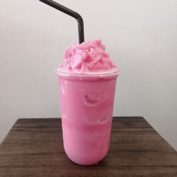 นมชมพูปั่นสมูทตี๋