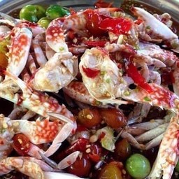 ตำเกาเหลาปูม้าสุก