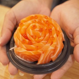 เค้กแซลม่อนกุหลาบ(มินิ)
