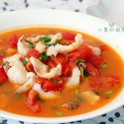 มะเขือเทศตุ๋นปลา