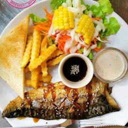 Steak ปลาซาบะ