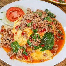 ผัดไทยหอยทอด&กะเพราไข่ข้นเสวยรังสิต ตลาดดีดี มาร์เช่