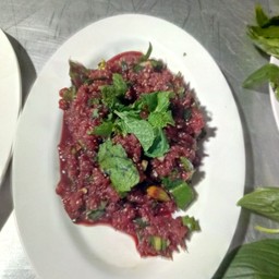 ก้อยเนื้อดิบ ก้อยเนื้อสุก