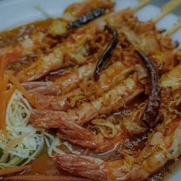 กุ้งทอดราดชอสมะขาม5ตัว