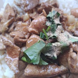 ข้าวตับกระเทียม
