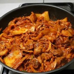 กิมจิ หมูย่าง เกาหลี เผ็ด