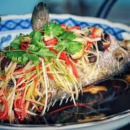 ปลาเก๋านึ่งซีอิ๊วโบราณ