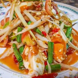 ตำไทย+ไข่เค็ม