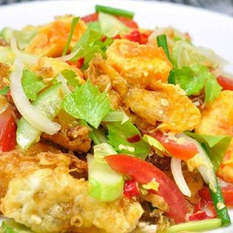 ยำไข่ดาว